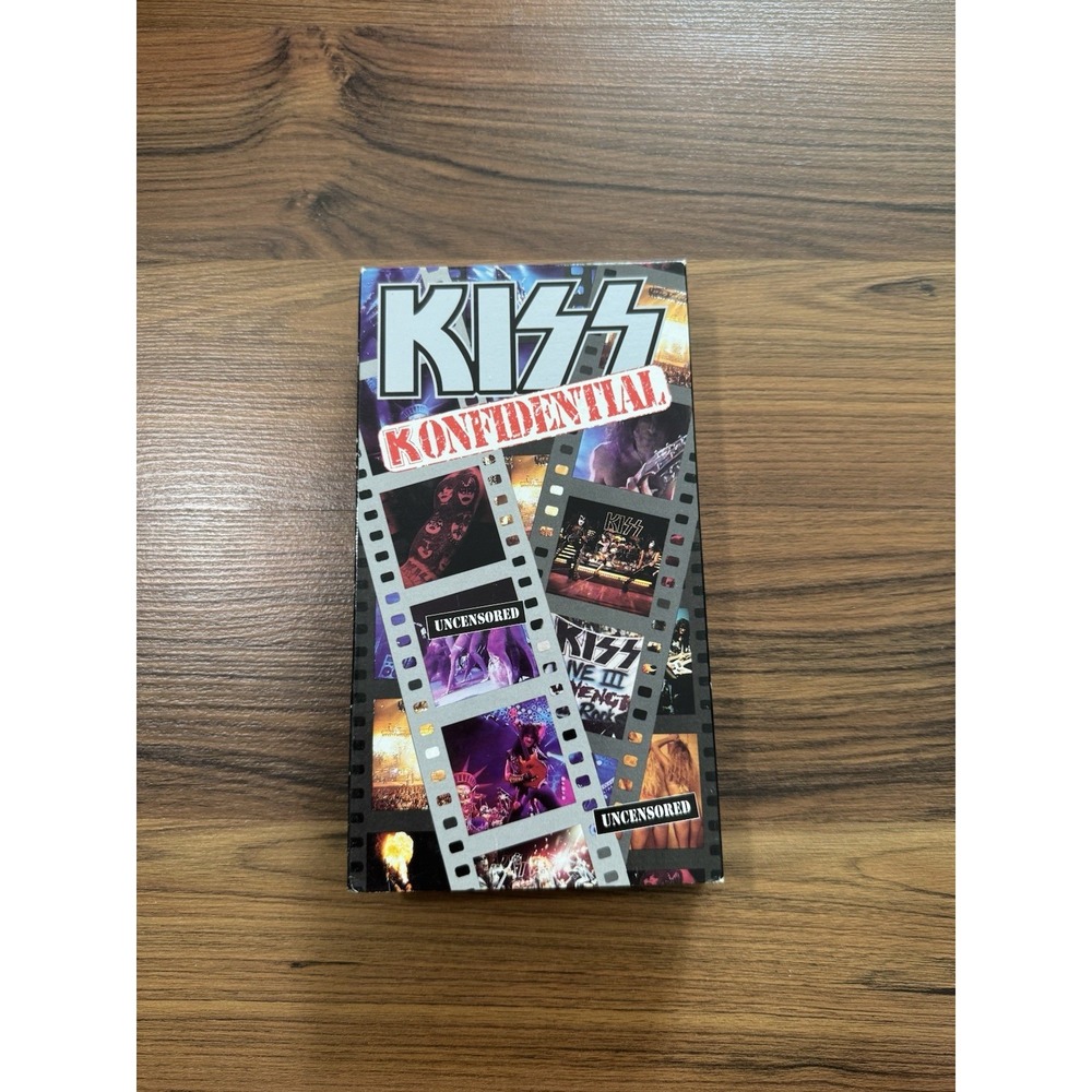 Kiss, Konfidential (VHS, 1993) Heavy Metal Rock Music, Gene Simmons, Eric Singer